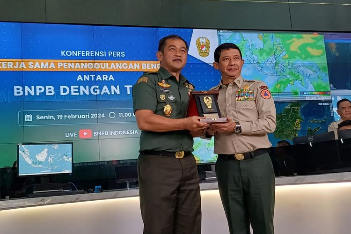 BNPB dan TNI AD Kerja Sama dalam Penanggulangan Bencana